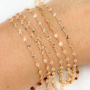 14k Gold Filled Marina and Cable Link Chain